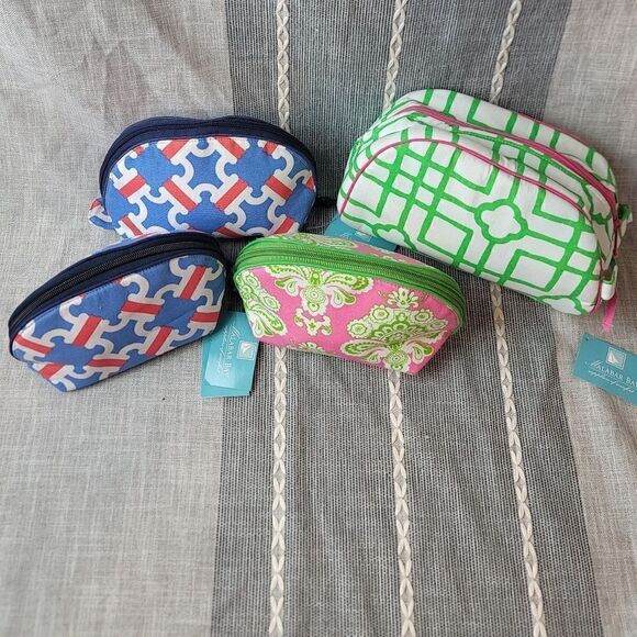NWT- MALABAR BAY Organic Cotton Makeup Bag Bundle - Picture 2 of 10